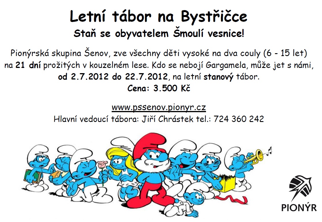 Pozv�nka na t�bor 2012