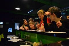 Obrázek vstupu do části galerie Laser Games.