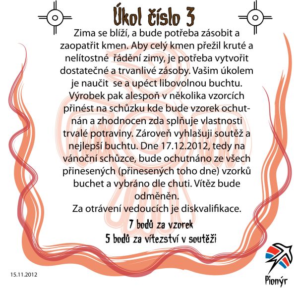 Třetí úkol pro školní rok 2012/2013